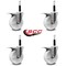 Service Caster 5'' Nylon Swivel 3/4'' Expanding Stem Caster Set Total Lock Brake, 4PK SCC-EXTTL20S514-NYS-34-4 - alternate 3
